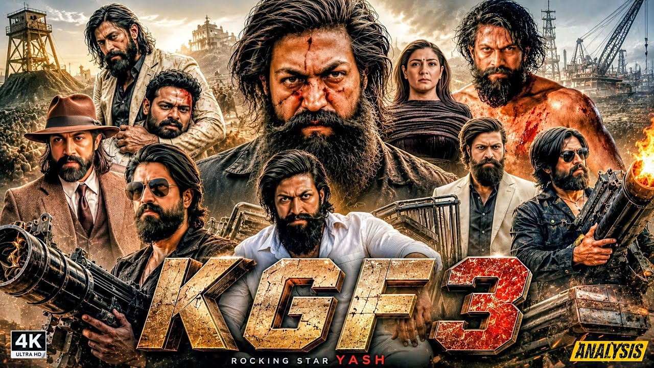 K G.F Chapter 3 Full Movie In Hindi Dubbed 2026 | Yash |  Srinidhi Shetty | Raveena | Latest Updates