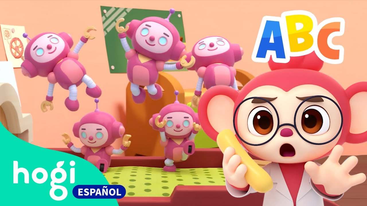 🐵Cinco Monitos | ¡Cantemos en inglés con los cinco monitos! | +Recopilación | Hogi en español