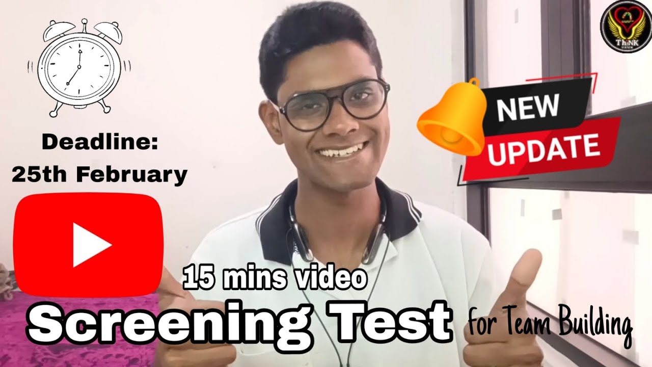 Team Building Update ⚠️ | Work | Rules for Screening Test | deadline: 25 Feb | ThiNK BIOLOGY