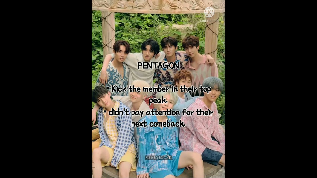 Proof that cube is the worst company part 2 #btob #pentagon #gidle #b2st #kpop #shorts #babyblink