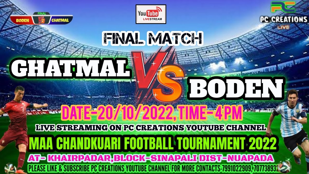 FINAL HIGHLIGHTS || KHAIRPADAR FOOTBALL TOURNAMENT || BODEN BEAT GHATMAL 1-0 AND BECAME CHAMPION 🏆