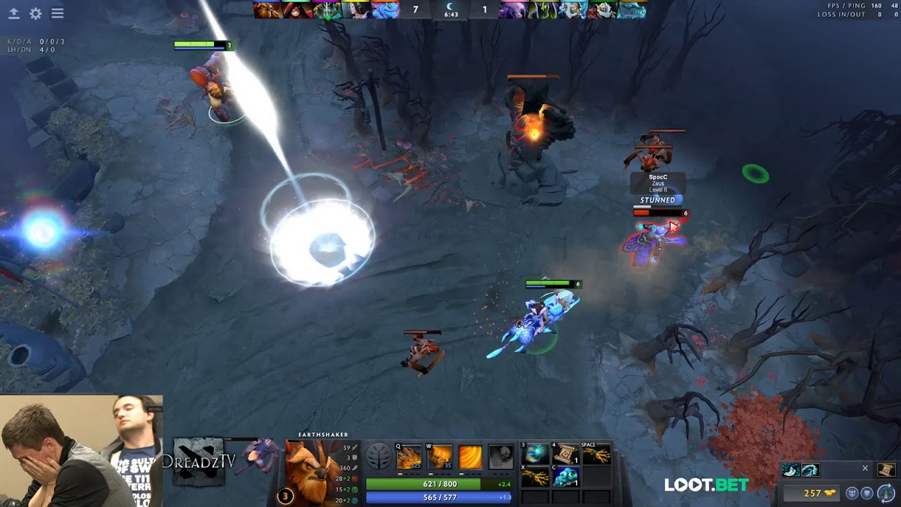 Dread's stream | Earthshaker / Pudge / Dark Seer | 23.11.2017