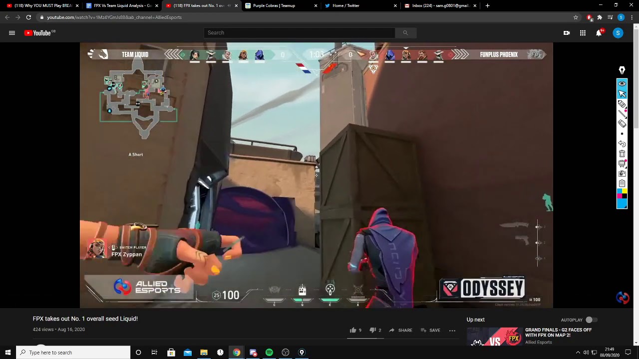 Pro Analysis: Pistol Rounds (FPX Vs Team Liquid) (Allied Esports Semi-Final)