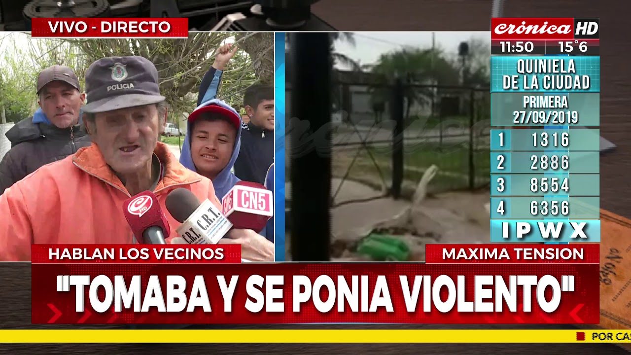Los Hornos: hablan los vecinos del depravado atrincherado