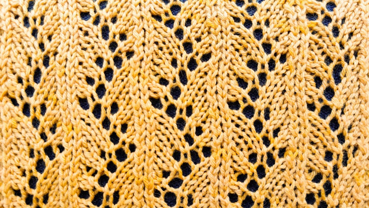 Free Lace Rectangle Pattern Knitalong 3