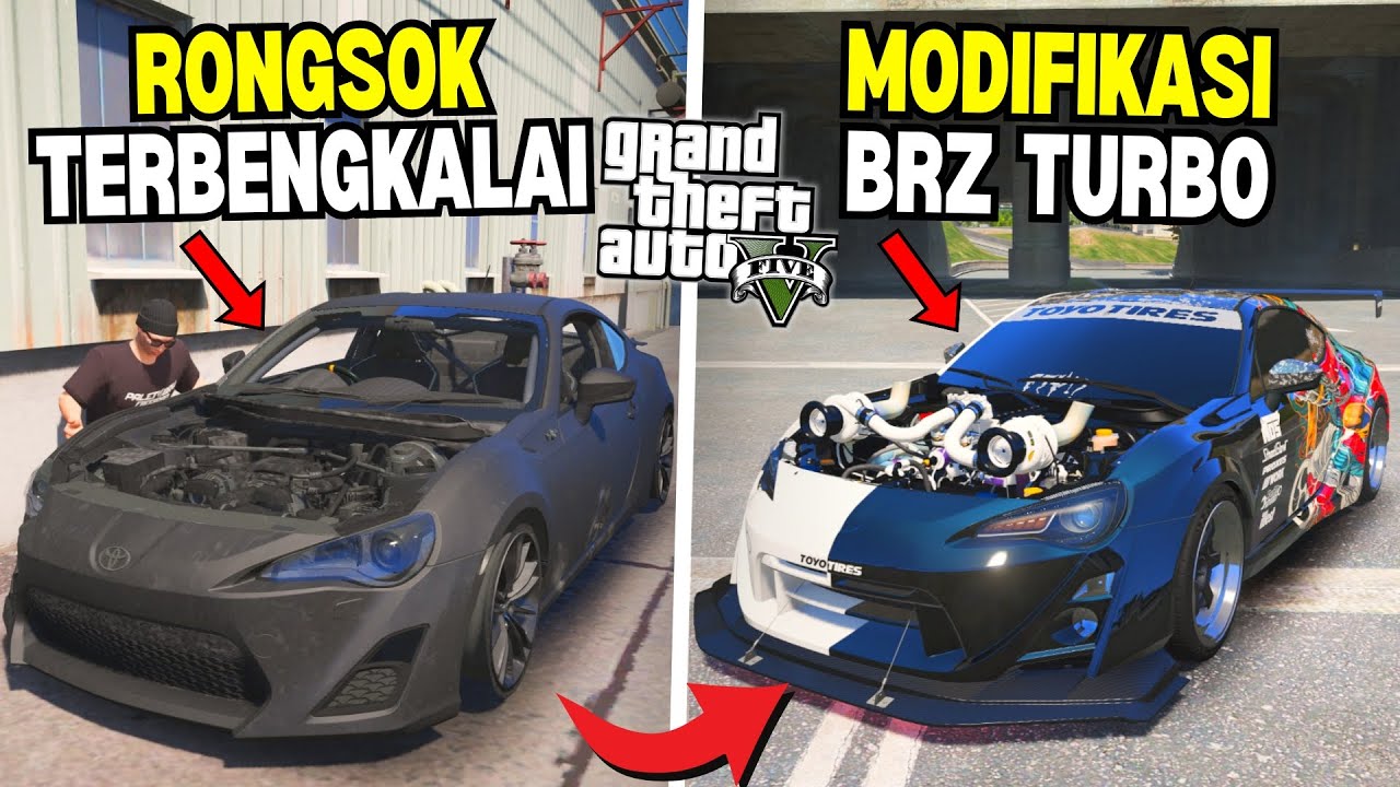 Aku Menemukan Mobil JDM Langka Subaru BRZ Rongsok Terbengkalai di Kota - GTA 5 MOD