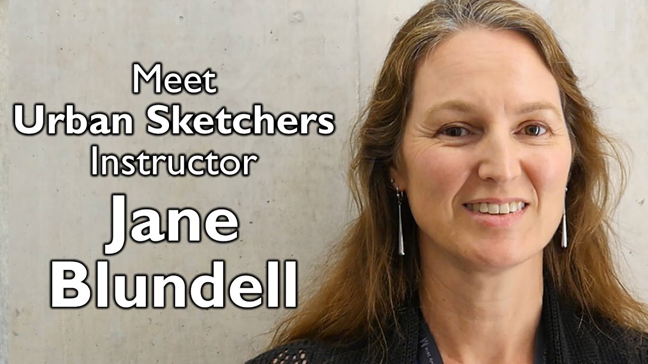 Meet Urban Sketchers Instructor Jane Blundell