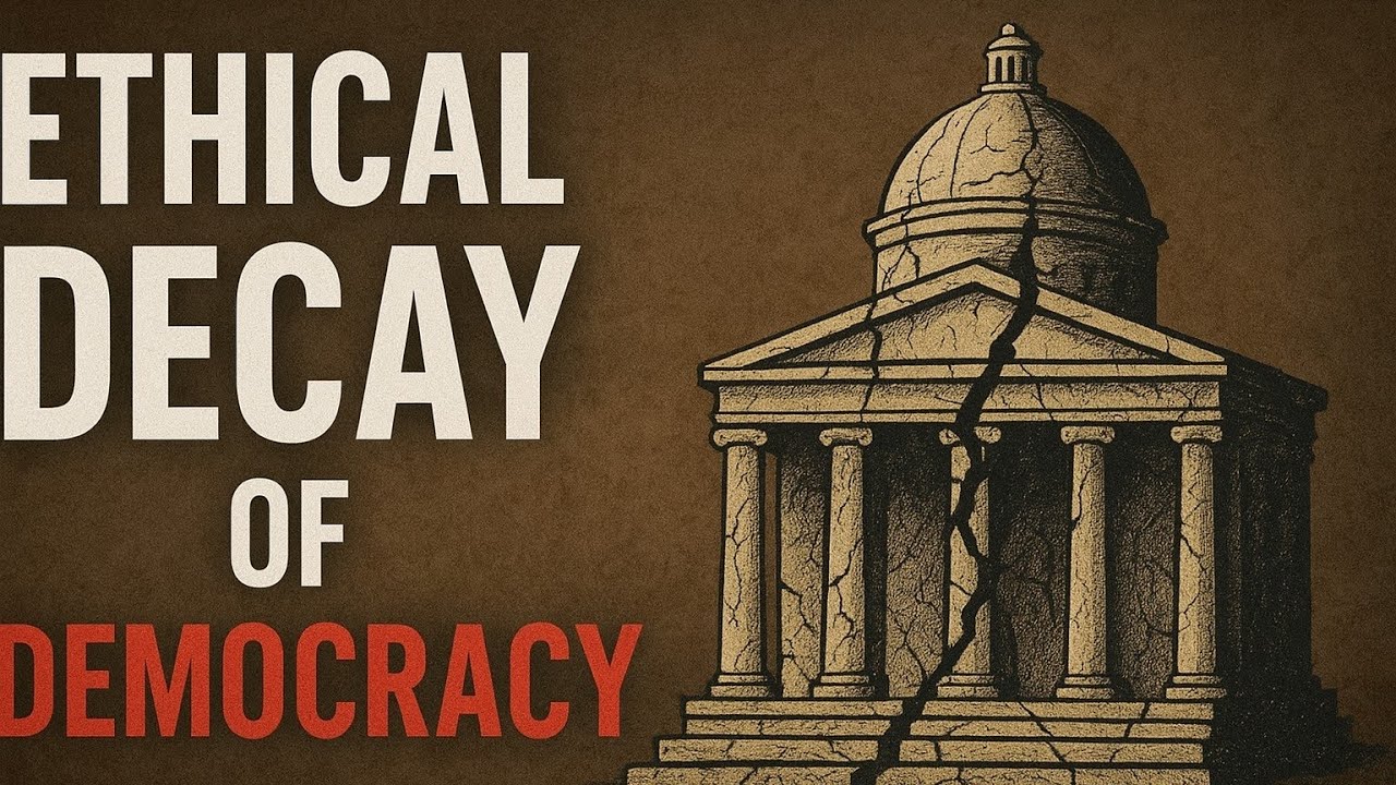 Ethical decay of democracy