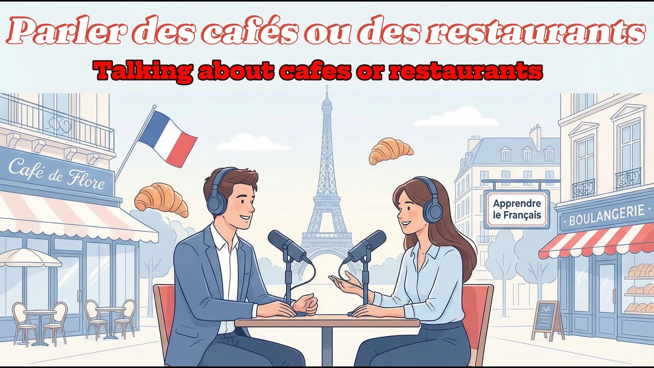 Easy Conversations A1 for Beginners at the Café & Restaurant | Slow French Conversation Podcast