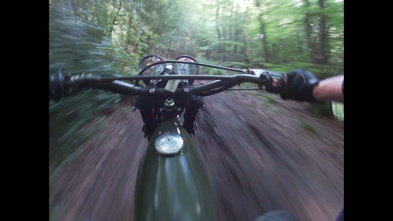 Green Lane run on 1979 Suzuki SP370