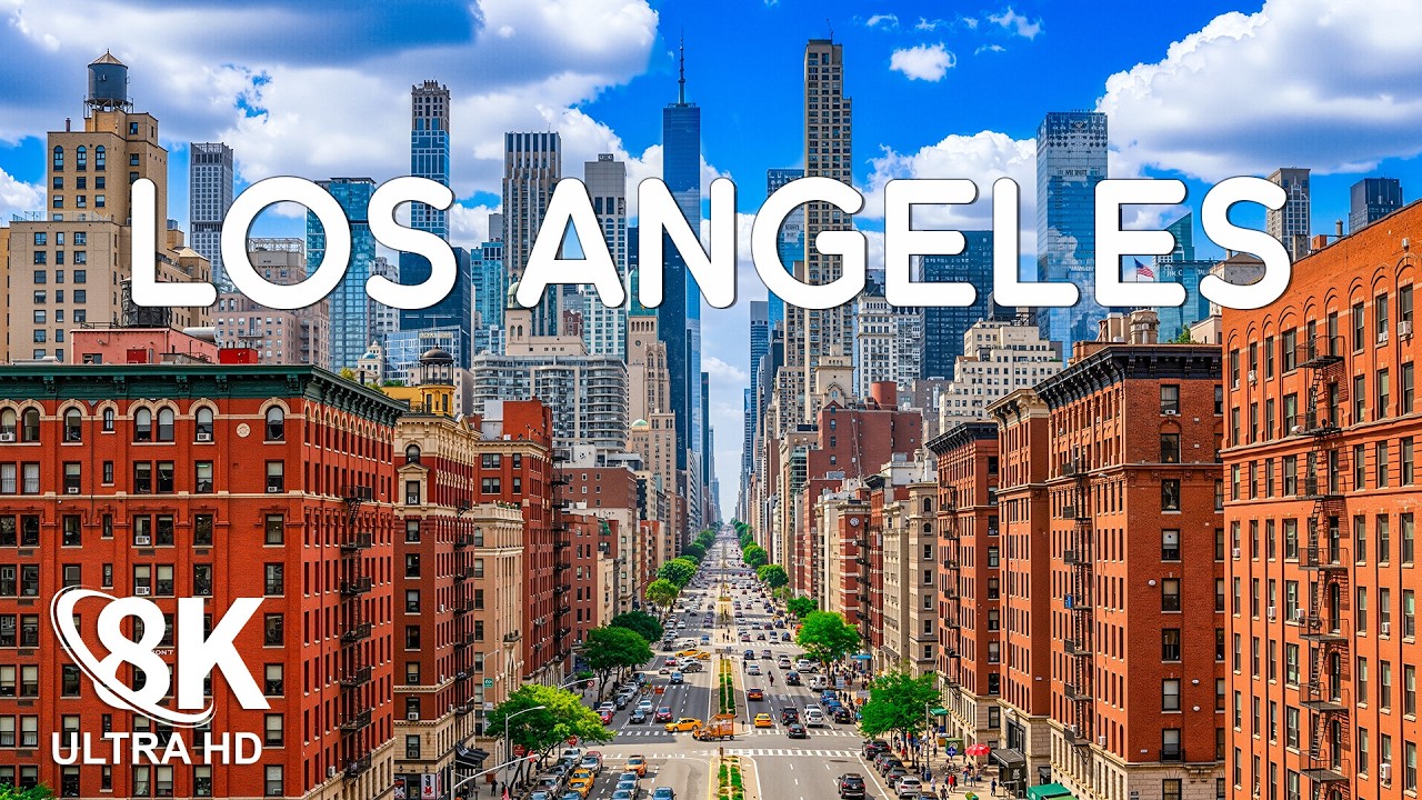 Los Angeles 8K ULTRA HD – Stunning Beaches and Skyline | City of Angels
