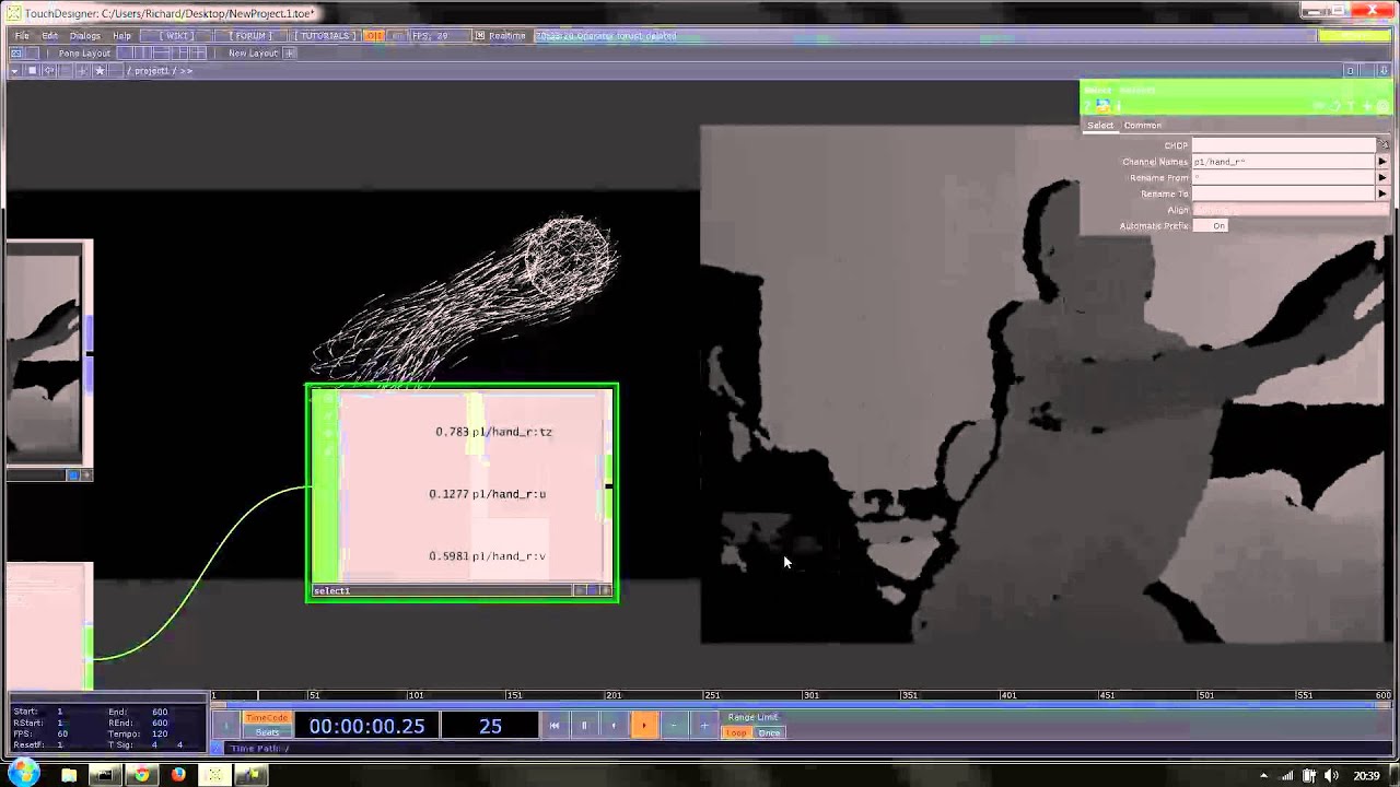 Keeping in Touch 02 - Particle Attractors & Kinect