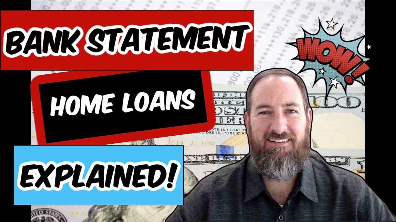 Bank Statement Mortgage Loans Explained!