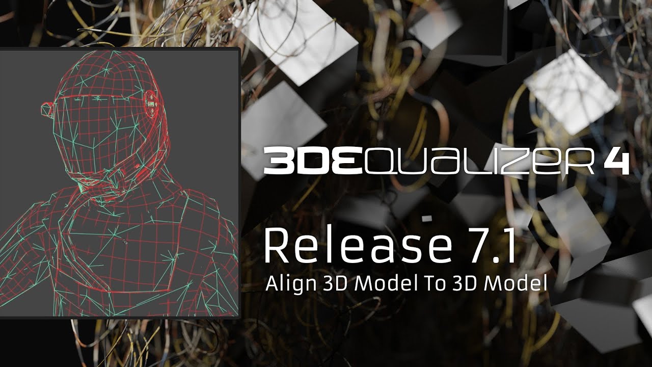 3DEqualizer4 [featurette] - Release 7.1, Align 3D Model to 3D Model