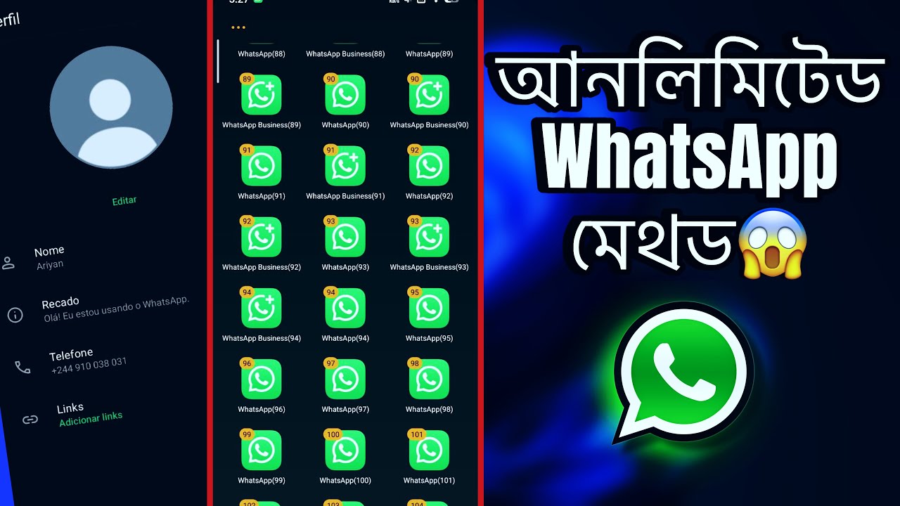 Unlimited WHATSAPP create How to open WhatsApp account without phone number✅