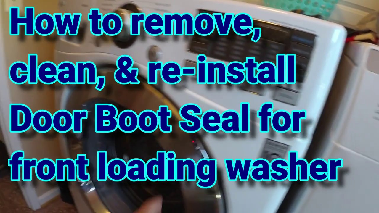 Mold in Front Load Washer Gasket - How to remove & clean