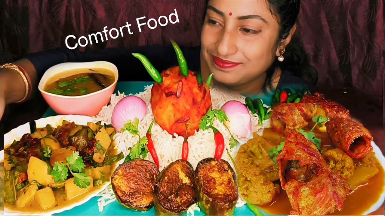 COMFORT FOOD😋Daal,Chawal🌶️ Bhetki Macher Jhol🌶️Spicy Mix Veg Curry,Spicy🔥Aloo Bhorta Mukbang ASMR 