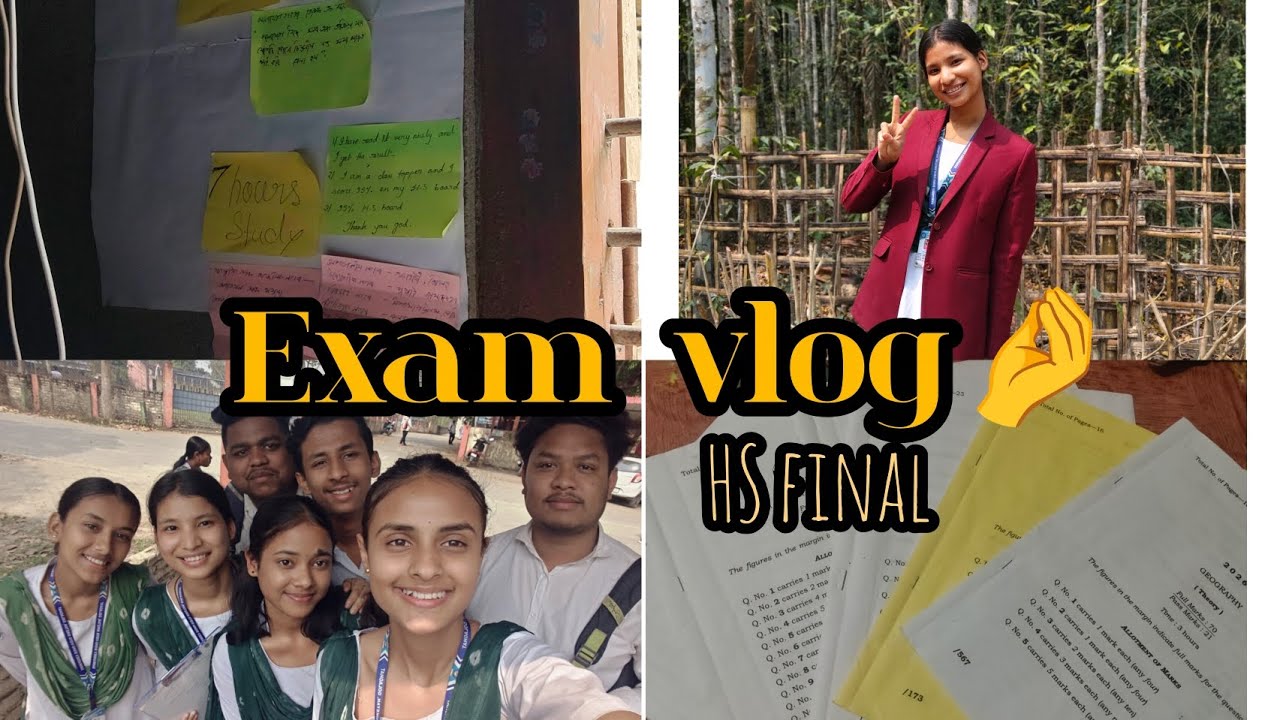 অসমীয়া vlog।। HS final 2026🤌📖