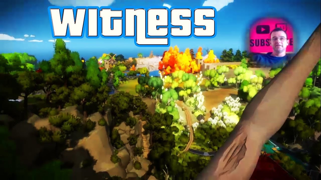 The Witness Gameplay Lets play walkthrough playthrough full game Live facecam free ps4 + game