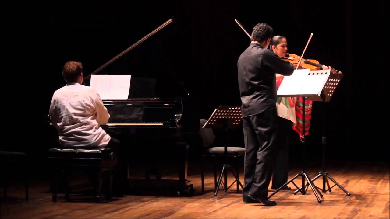 Shostakovich Five pieces for violin, viola, piano, Juan Carlos Higuita, Sandra Arango, Mac McClure