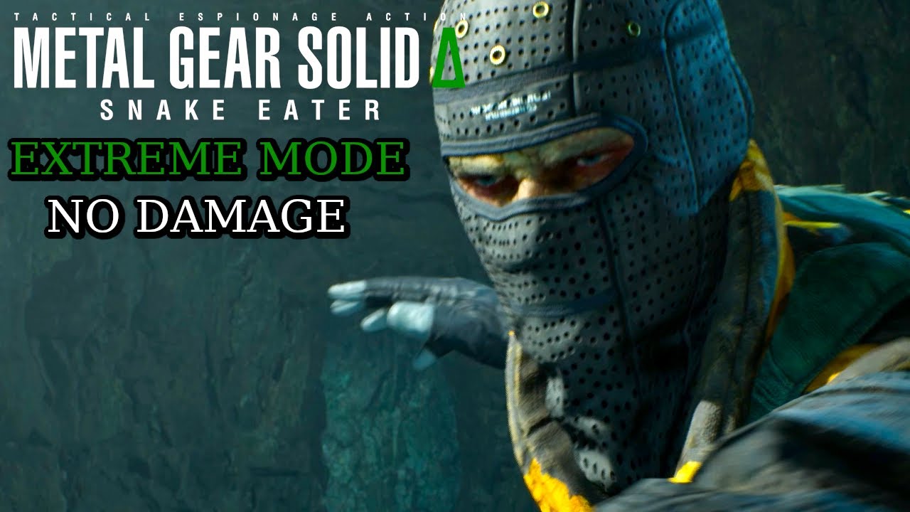 How to Defeat The Pain - No Damage - Extreme Difficulty - Metal Gear Solid Delta Snake Eater Guide