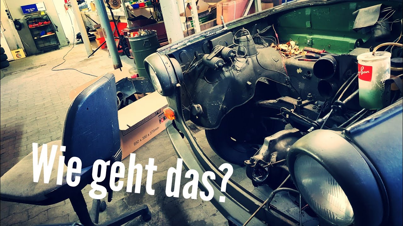 Trabant 601 Motor Ausbau. Es geht der Gurke an den Kragen!