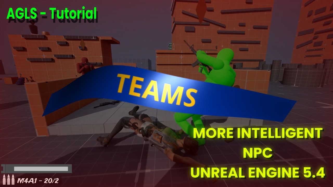 AGLS Tutorial Series (Part 2) Creating Teams or AI Targets Per AI Unreal Engine 5.4
