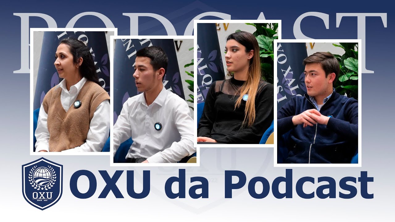 OXU da Podcast Davlat stipendiyasi egalari bilan suhbat