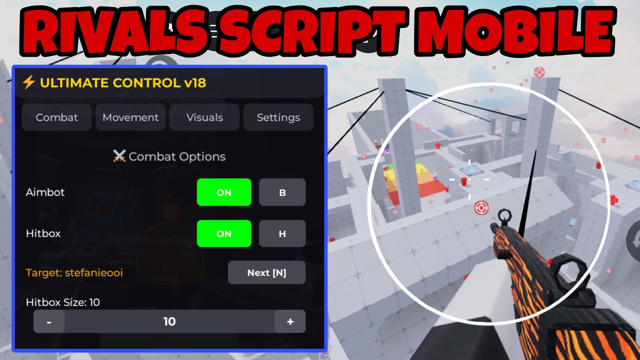 Rivals Script - NO KEY | Aimbot, Hitbox, Fly, Speed, Auto Farm Wins, No Ban | Supports Mobile & Pc 🎯