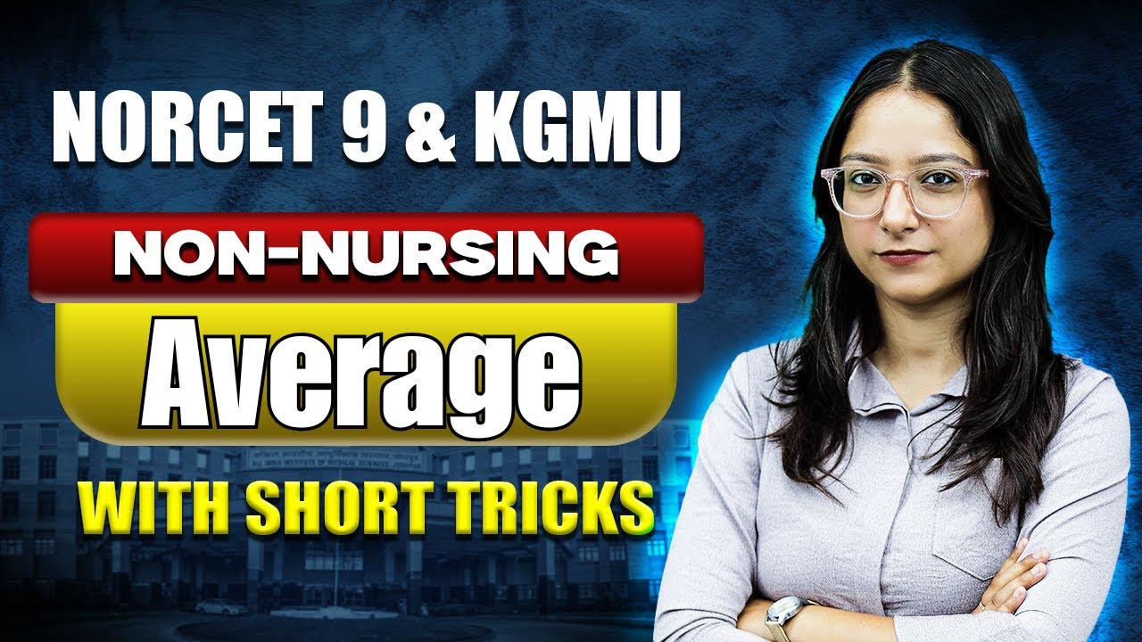 NORCET 9 Non Nursing | KGMU | Average | Non Nursing Math Class | NPrep | Durga Mam