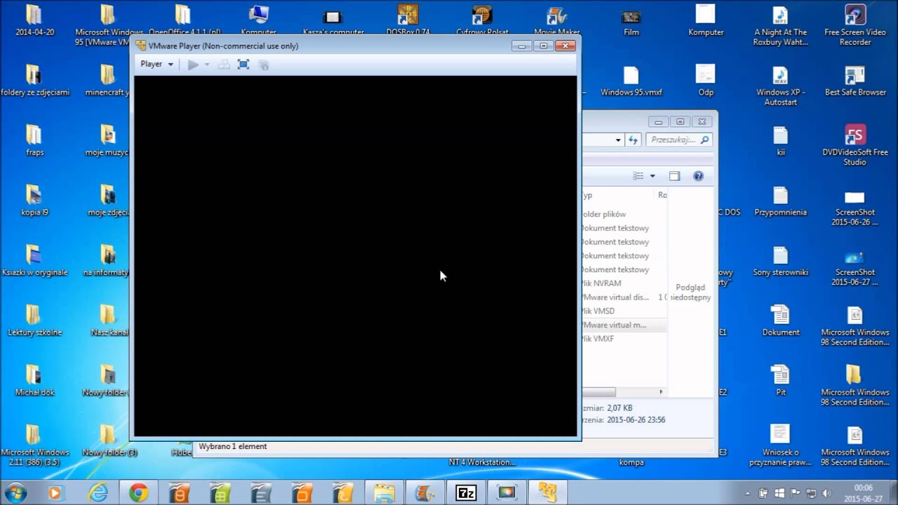 Jak instalować systemy operacyjne na VMWare (Windows 98 SE)