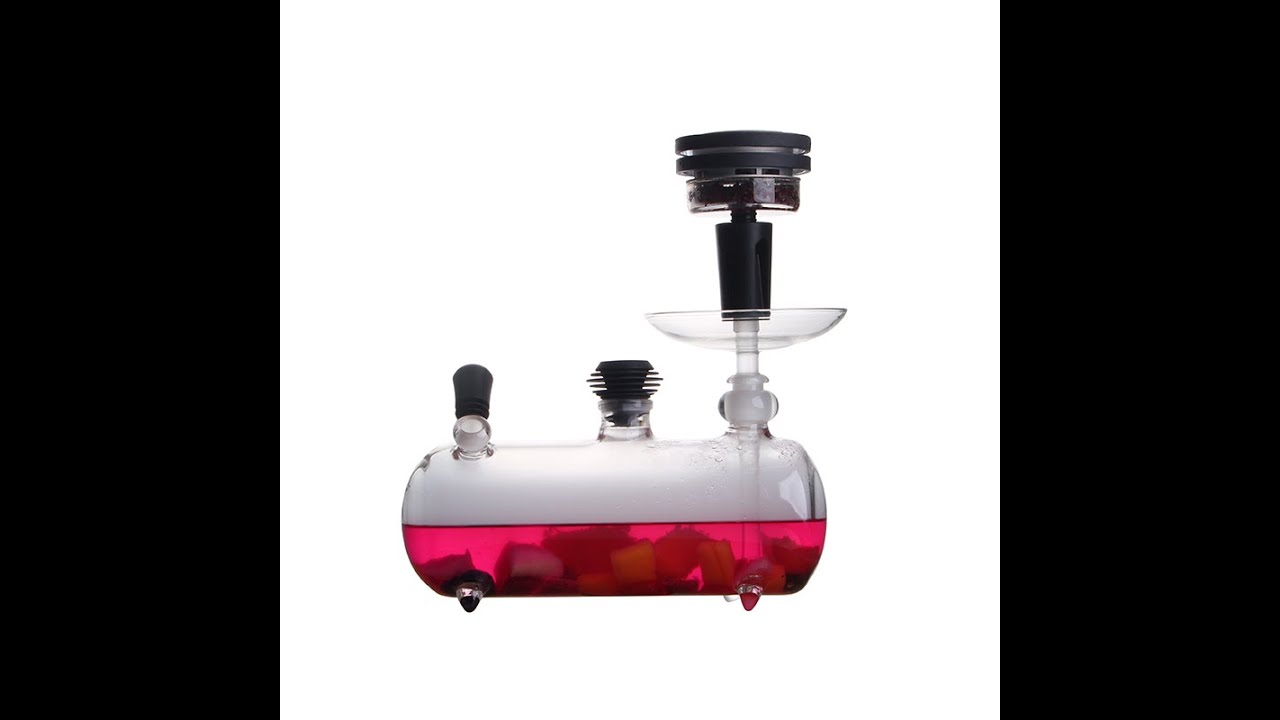 Super Tank Fruit Glass Hookah Shisha With Quasar Heat Manage Device