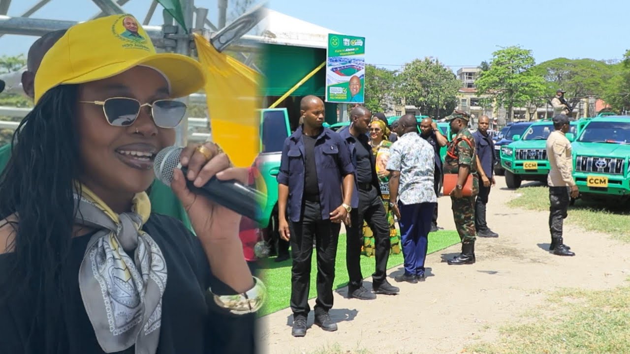 SURPRISE YA ZUCHU KWA RAIS MWINYI ZNZ AKIINGIA NA MSAFARA KUZINDUA KAMPENI
