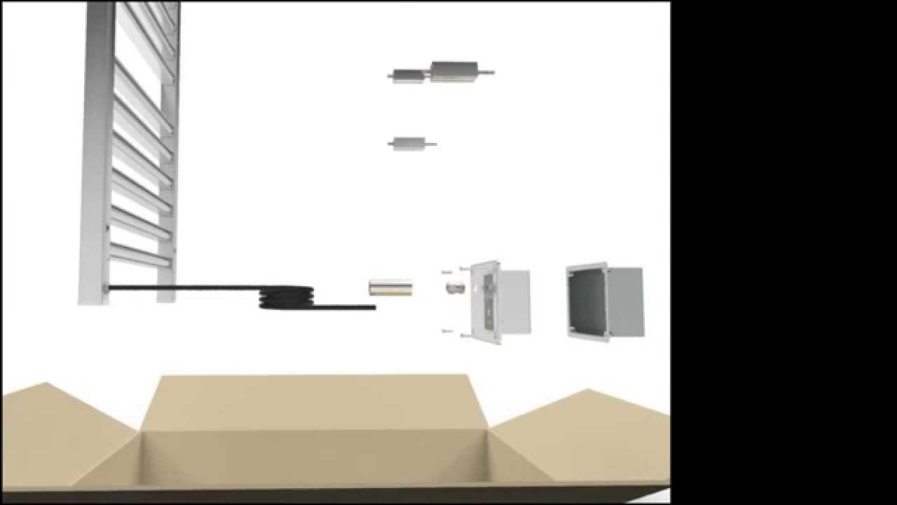 Amba Quadro Towel Warmer Installation instructions