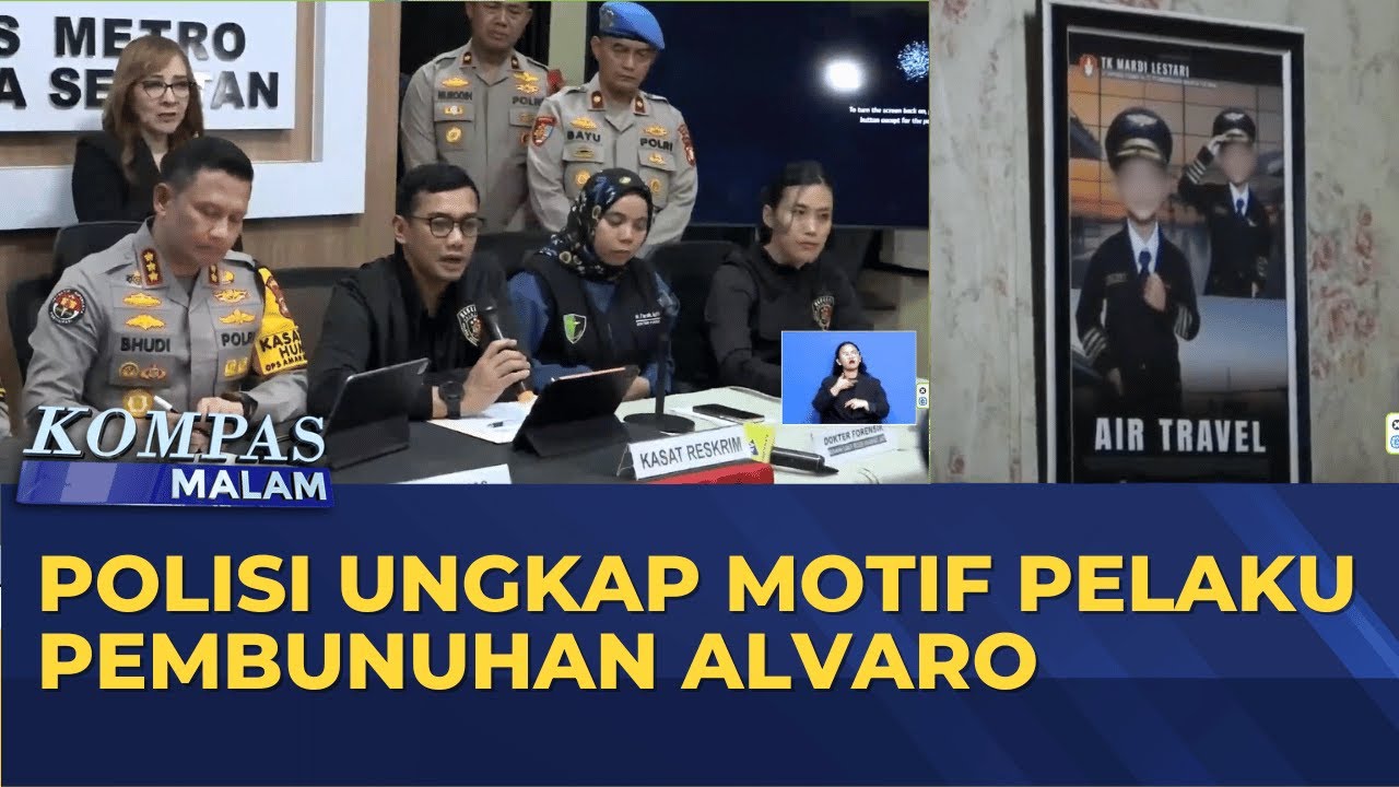 Polisi Ungkap Motif Pelaku Pembunuhan Bocah Alvaro |&nbsp;KOMPAS&nbsp;MALAM