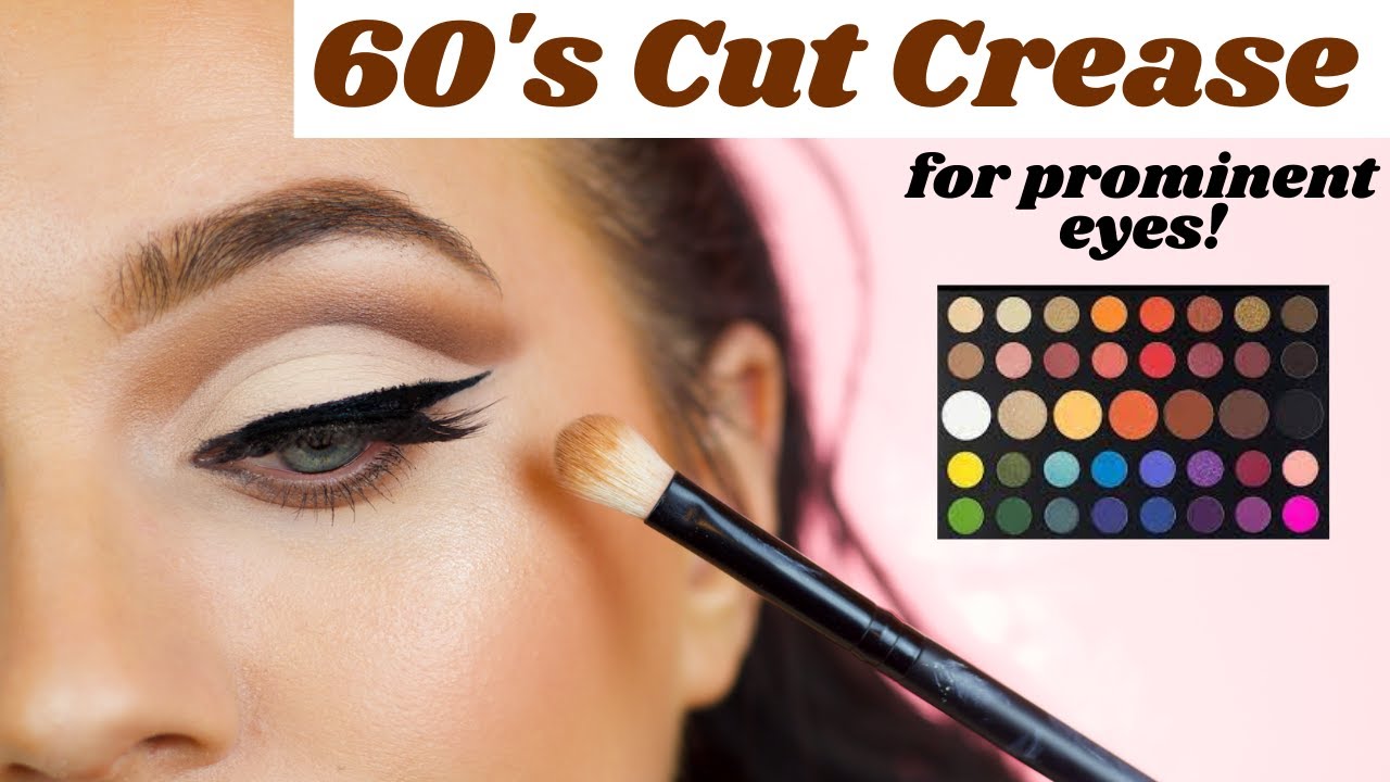 Prominent Eye Makeup Tips | 60s Cut Crease