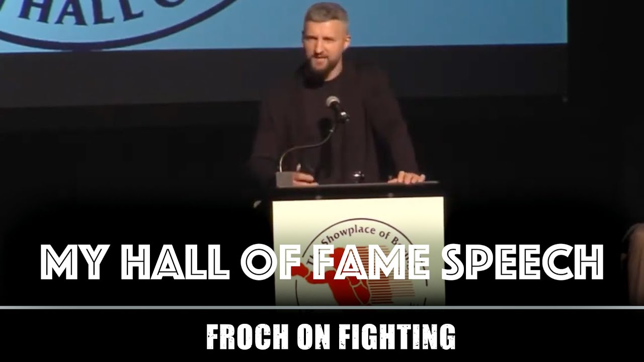 The Day I Was Inducted Into The International Boxing Hall Of Fame