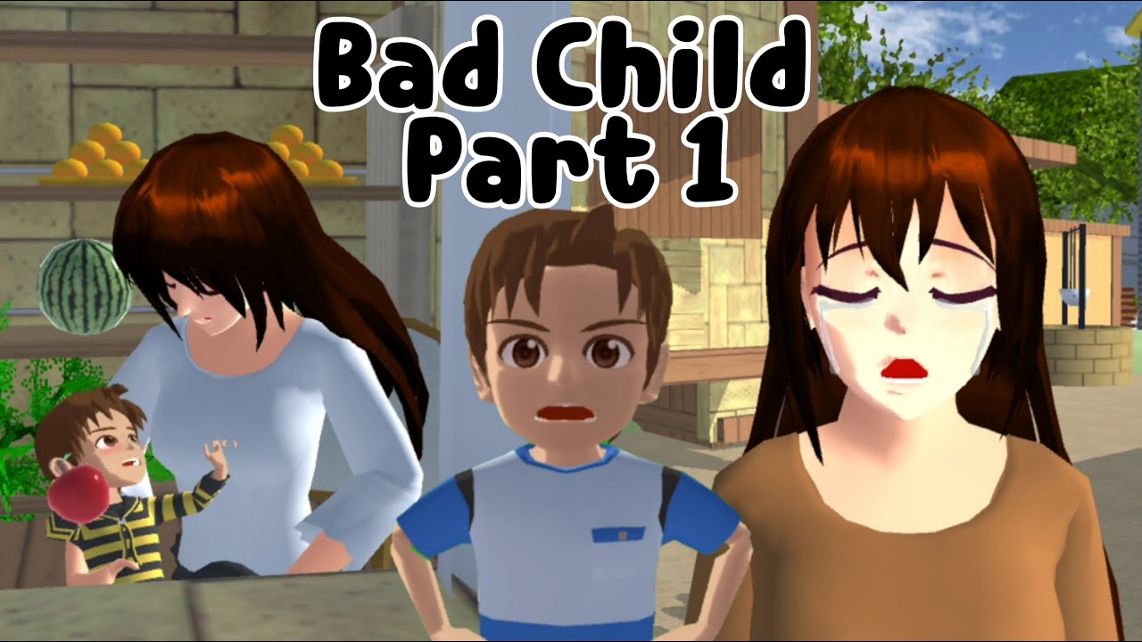 Плохой ребёнок (Часть 1) | Грустная история | Sakura School Simulator