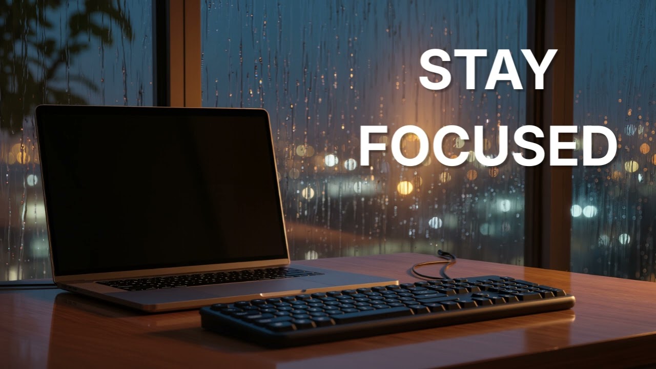 Rainy Night LoFi 🌧️ Stay Focused | 1 Hour Deep Study