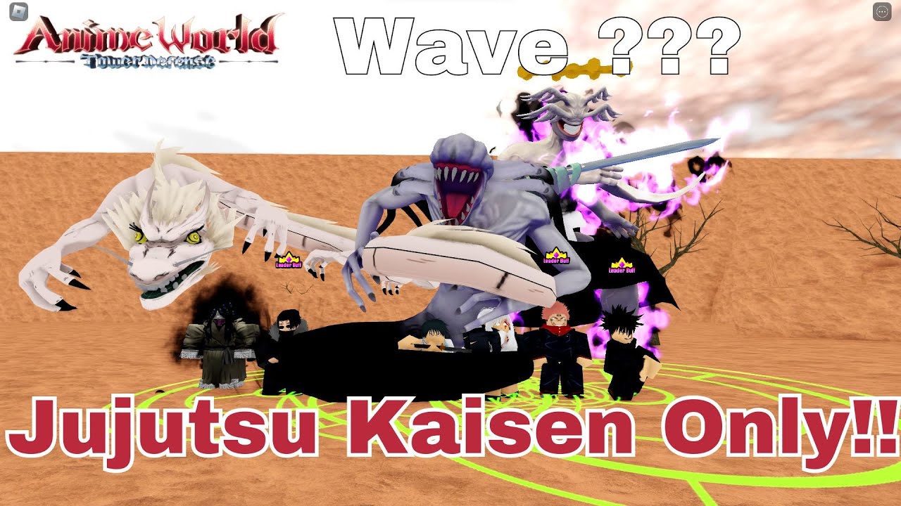 Jujutsu Kaisen Unit Vs Infinite Mode (How Far Can They Go) | AWTD Challenge