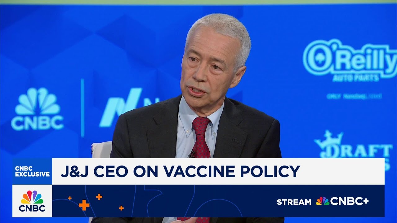 J&J CEO Joaquin Duato on cancer treatments, M&A outlook and 'most favored nation' policy