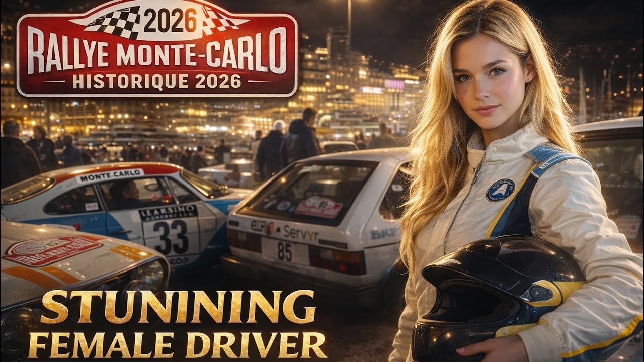 RALLYE MONTE-CARLO HISTORIQUE 2026 | Monaco’s Most Beautiful Rally Driver 