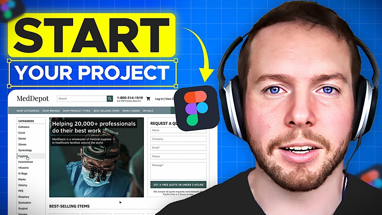 How to start a new UI project (free video from Learn UI Design)