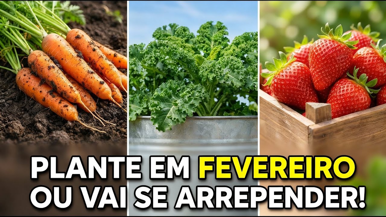 25 Plantas que Você DEVE Plantar em Fevereiro ou Vai Se Arrepender o Ano Todo