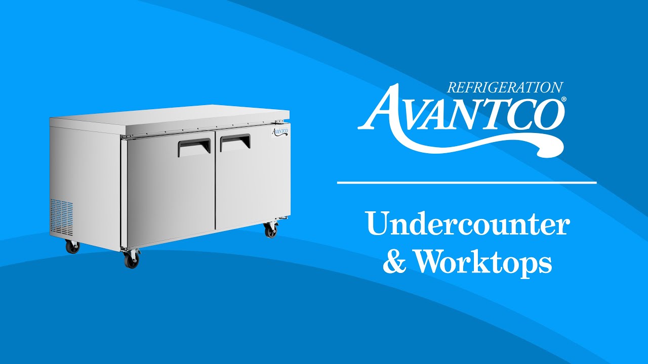 Upgrade Your Kitchen and Save Space with Avantco Undercounter and Worktop Refrigerators and Freezers