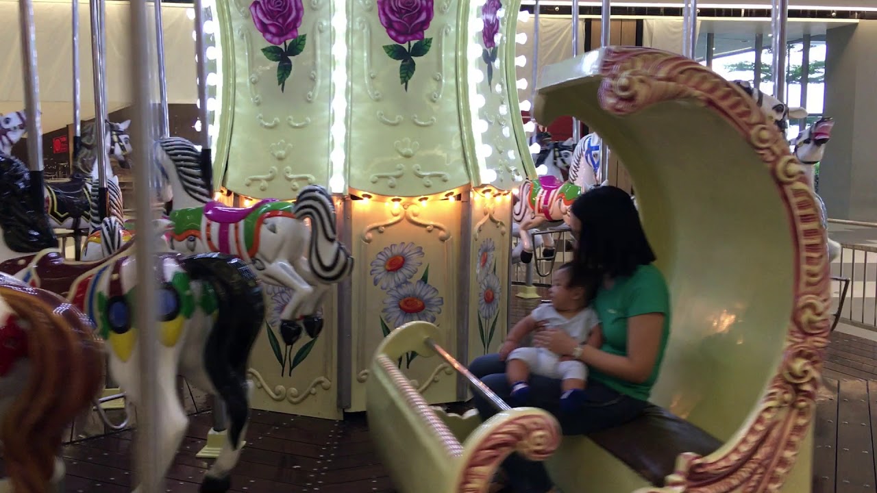 His First Carousel Ride