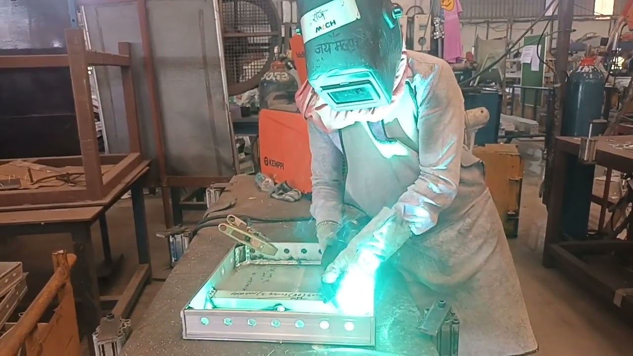 #kemppi Master M 353 4mm plate thicknesses for aluminum welding.