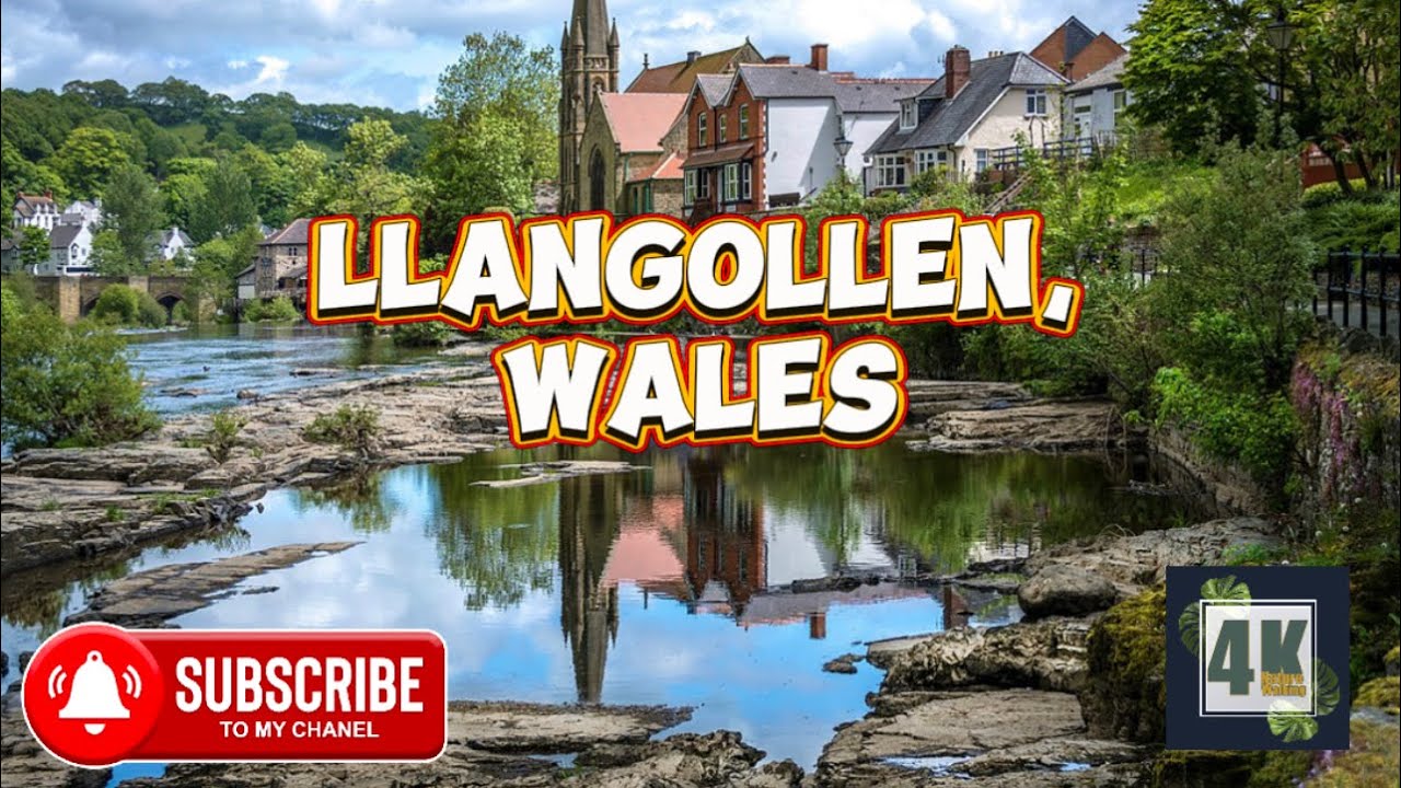 Llangollen in wales 🏴󠁧󠁢󠁷󠁬󠁳󠁿 a beautiful place and good vibes for summer holiday#4k #wales
