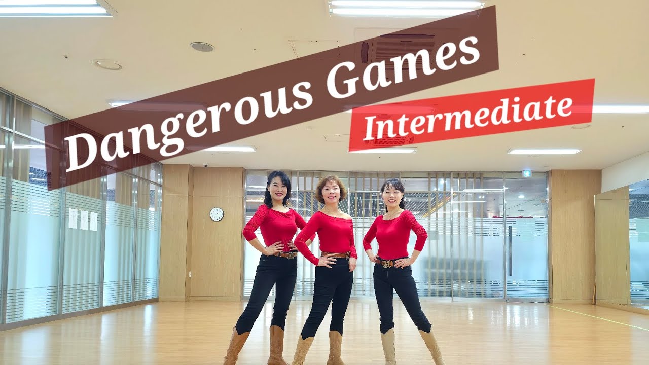 Dangerous Games Linedance/중급라인댄스/Choreo: Maggie Gallagher. Simon Ward/민라인김포지부/경희 With 라인댄스