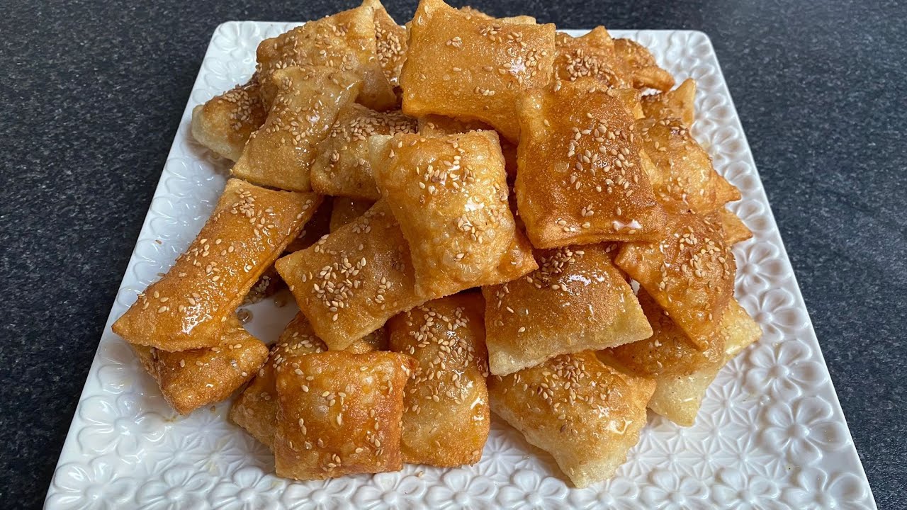sólo en 10 minutos prepara ghayefat  dulces para el eid / receta fácil y rica.